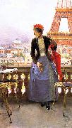 Luis jimenez aranda Lady at the Paris Exposition oil painting artist